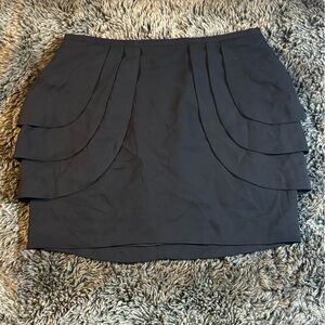 Black BCBGeneration black tiered skirt size 6